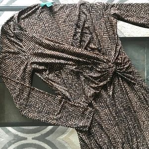 NWT Ralph Lauren 3/4 Sleeve Multi Wrap Dress